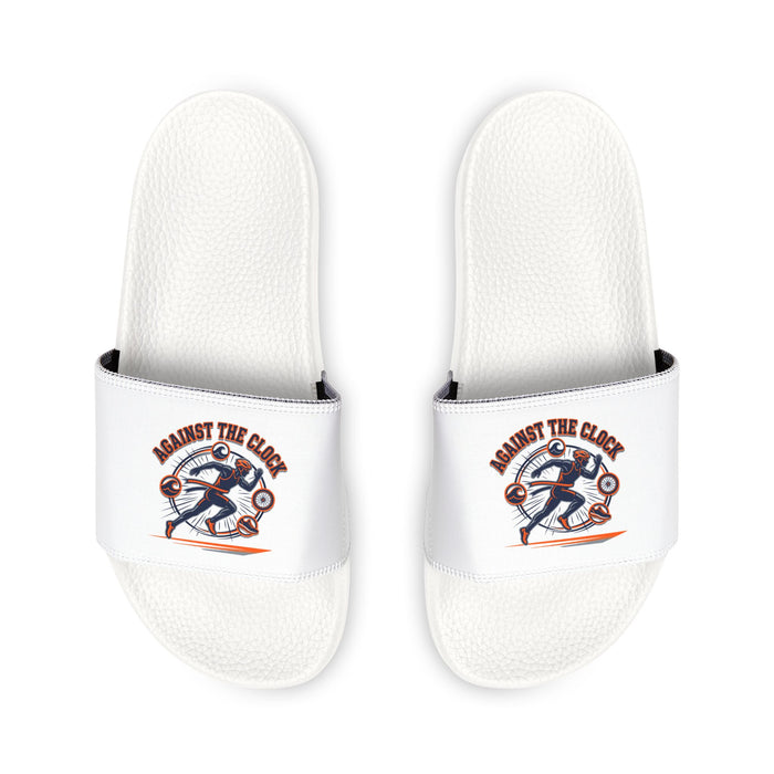 Men's Removable-Strap Slide Sandals — Branded Athletic Club Graphic