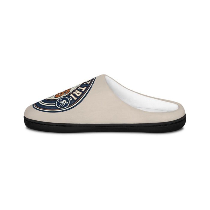 Men's Slippers — 'My First Flight 2026' Vintage Travel Indoor House
