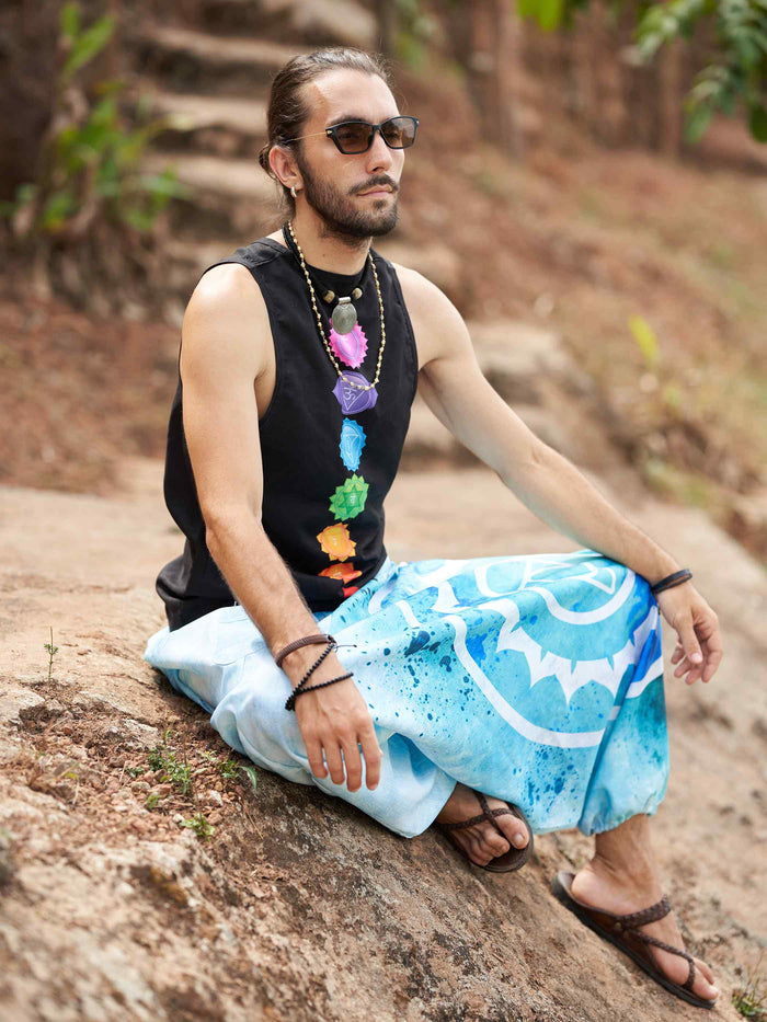Buy Men's Spiritual Feel Afghani Baggy Balloon Aladdin Harem Pant For Travel Yoga Dance