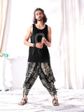 Men's Tribal Print Baggy Hippy Boho Harem Pants image 1