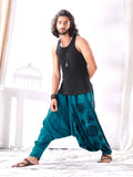 Men's Tribal Print High Waist Hippy Harem Pants image 1