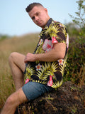 Buy Men's Tropical Floral Travel Pool Oversize Shirt