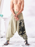 Men's Unique Khaki Hippie Boho Harem Pant For Yoga Dance Travel Track Pant image 1