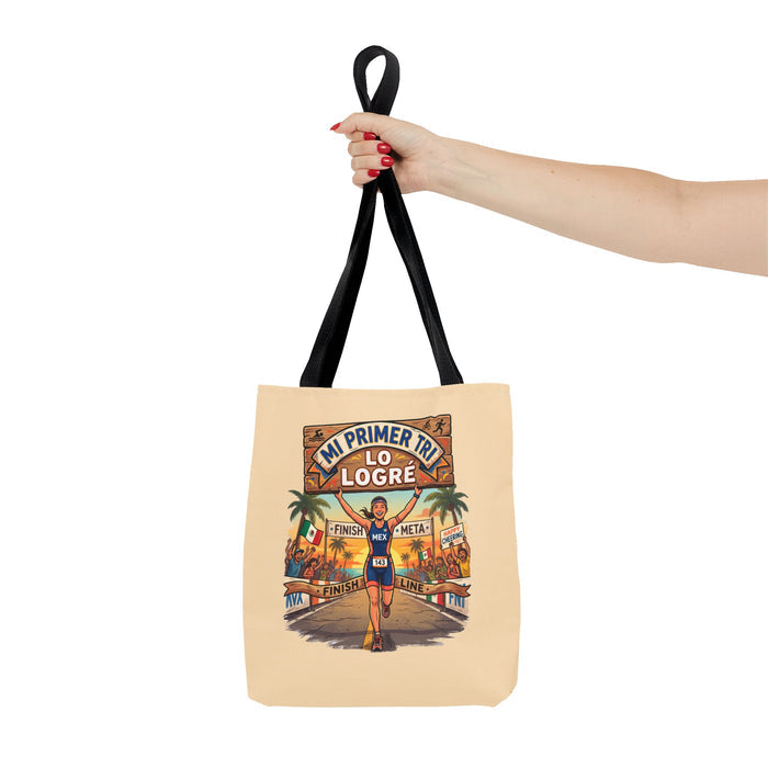 Mi Primer Tri Tote Bag — Lo Logré Finisher Tote