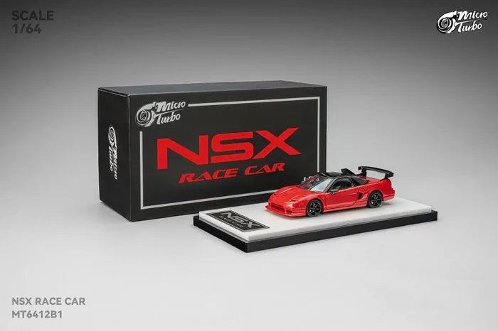 Micro Turbo 1:64 NSX NA1 Race Car METALLIC RED Diecast Model Car