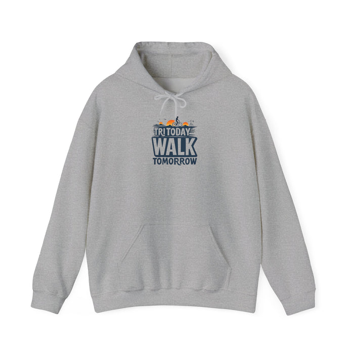 Midweight Cotton-Poly Hoodie - detail view