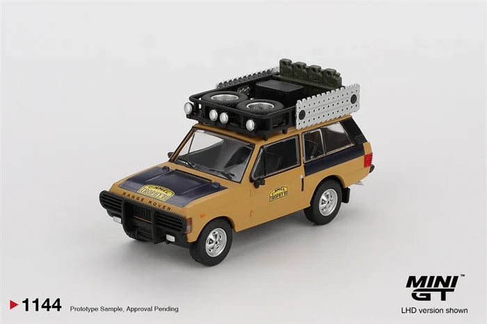 MINI GT 1:64 1981 Camel Trophy Sumatra C.Swoboda & K.Mentel Winner Die-Cast Car Model Collection Miniature