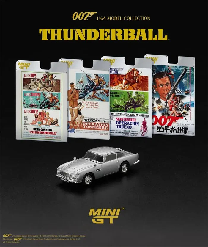 MINI GT 1:64  AM DB5 Diecast Model Car