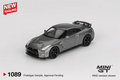 MINI GT 1:64 GTR R35 CRS Version 2013 Dark Metal Gray 1089 Diecast Model Car