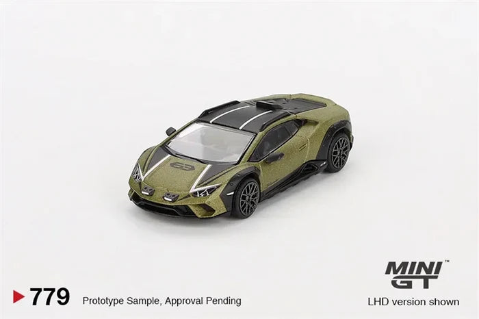 MINI GT 1:64 Huracan Sterrato Werde Gea Matt Green LHD Diecast Model Car