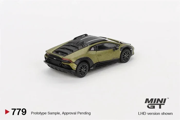 MINI GT 1:64 Huracan Sterrato Werde Gea Matt Green LHD Diecast Model Car