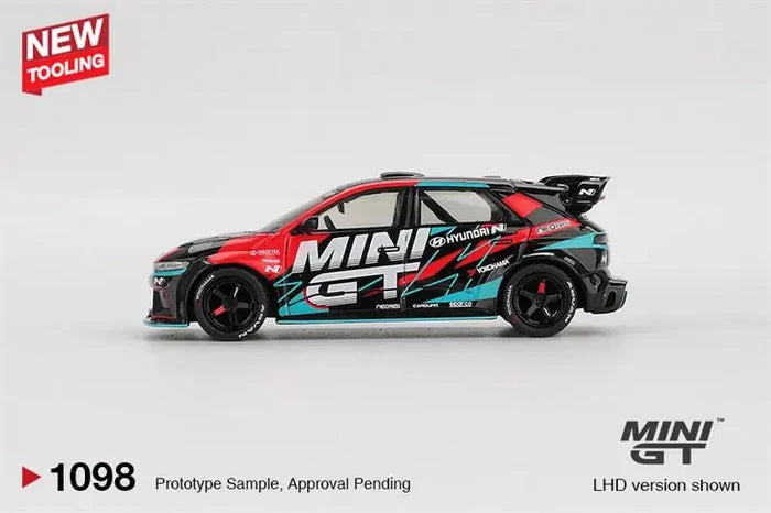 MINI GT 1:64 Hyundai Ioniq 5N RS-01T Tokyo Auto Salon 2025 Die-Cast Car Model Miniature Gifts