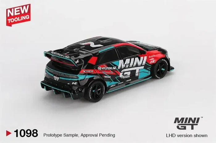 MINI GT 1:64 Hyundai Ioniq 5N RS-01T Tokyo Auto Salon 2025 Die-Cast Car Model Miniature Gifts