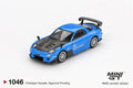 MINI GT 1:64 RX-7 RE-Amemiya 20B NA 3ROTOR-7 “Ama-san Go”Blue Diecast Model Car