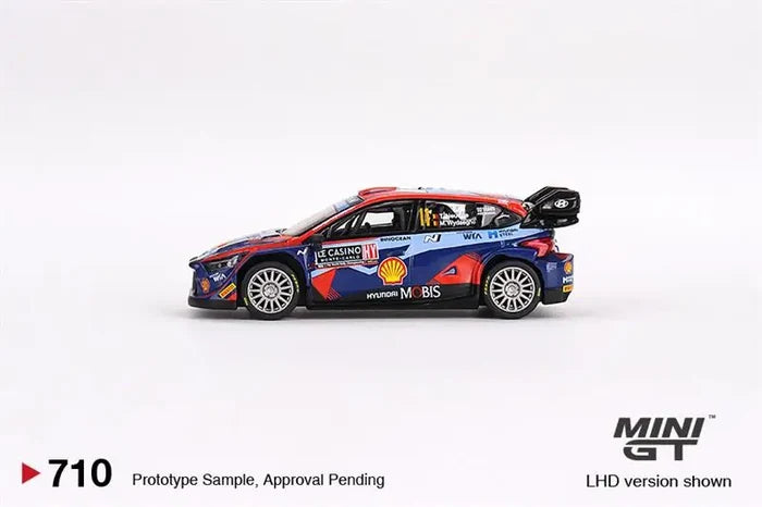 MINI GT Mijo Exclusives 1:64 Hyundai i20 N Rally1 2023 Rally LHD Diecast Model Car