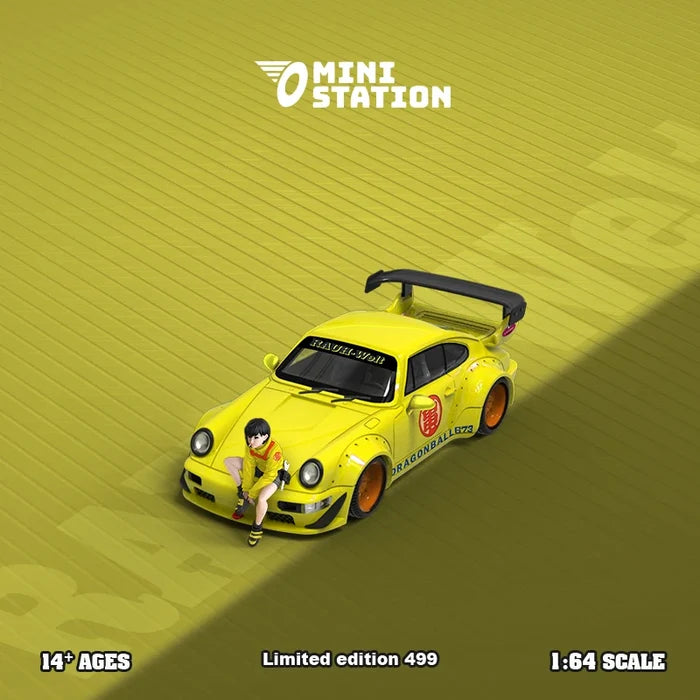 Mini Station  1:64 T1 VAN / RWB 964 DB Diecast Model Car