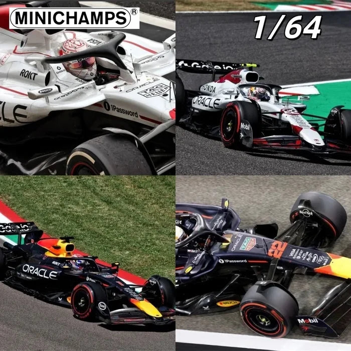 MINICHAMPS 1:64 2025 F1 RACING RB21 #1 MAX / YUKI JAPANESE / ROMAGNA / CANADA GP Diecast Model Car