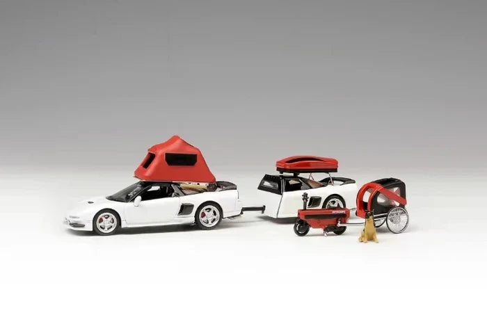MLGB model 1:64 NSX TRA White Diecast Model Car