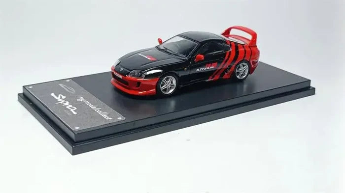 Model Collect MC 1:64 Supra RZ Mk4 A80 (JZA80) Bomex V1 Advan / White limited300 Diecast Model Car