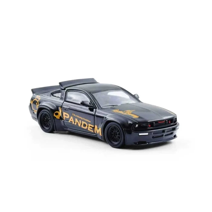 Model Model 1:64 Pandem Mustang Red / black Die-Cast Car Model Miniature Gifts