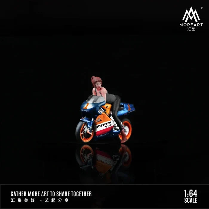 MoreArt1:64 No.1 racing motorcycle Figure Set