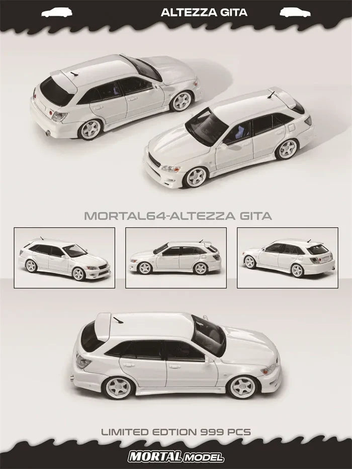 Mortal 1:64 ALTEZZA GITA ELIXIR Die-Cast Car Model Collection Miniature