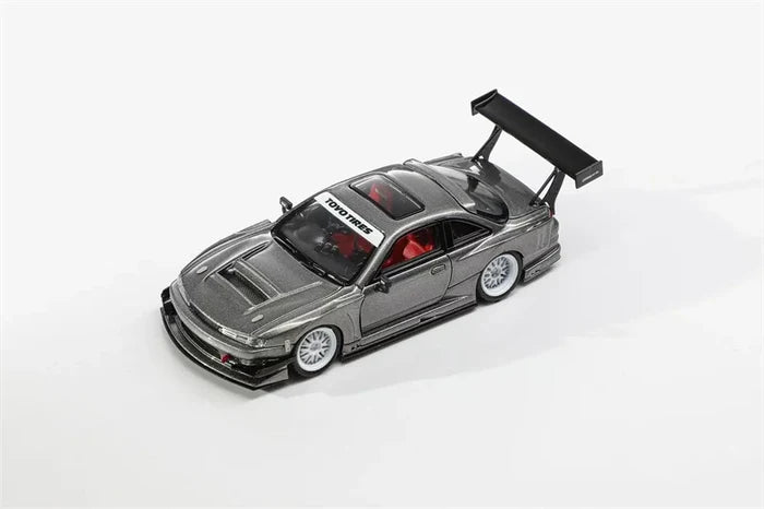 MORTAL 1:64 S14 Silvia LV1JSEIJI GT-Spec Ookawara Die-Cast Car Model Miniature Gifts