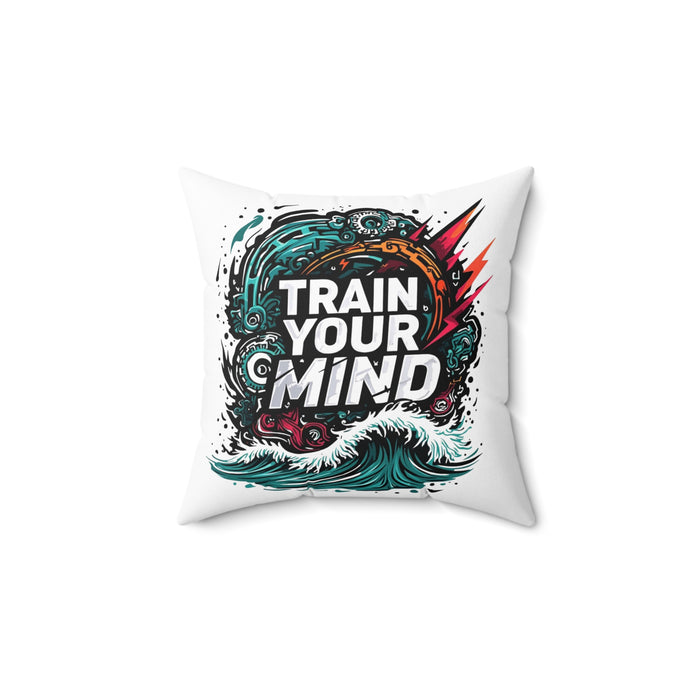 Motivational Street-Art Throw Pillow 14"x14" - Home Decor