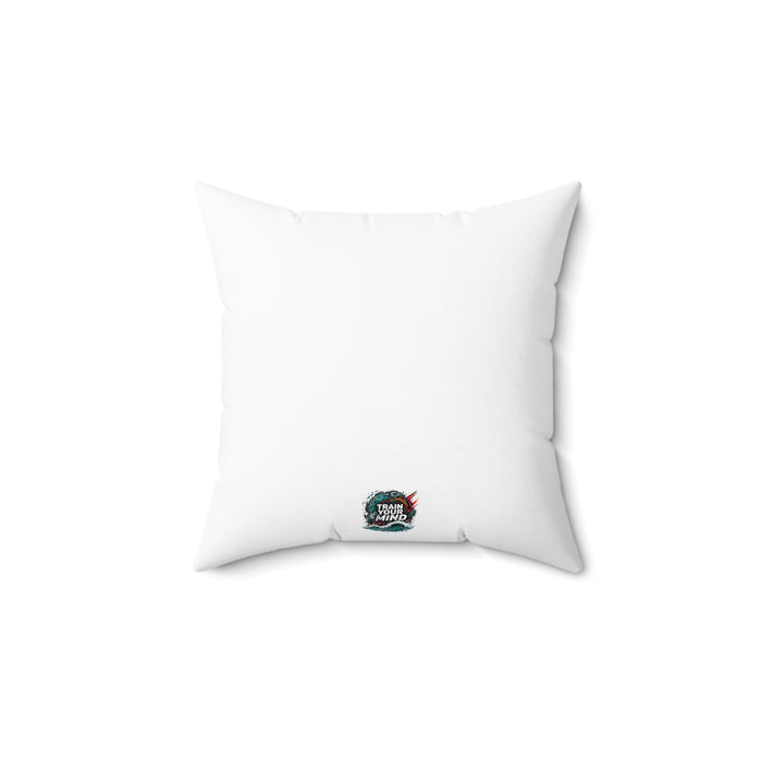 Motivational Street-Art Throw Pillow 14"x14" - Home Decor - alternate view