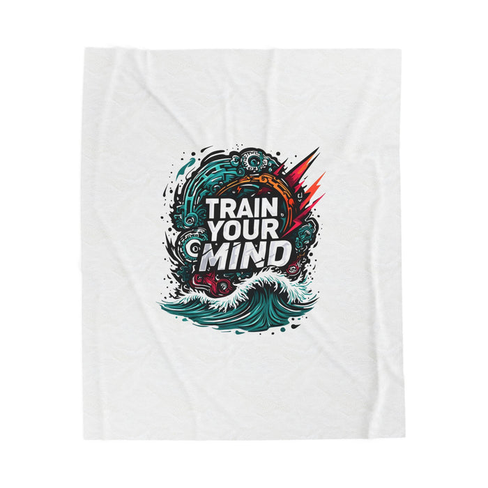 Motivational Velveteen Plush Blanket - All Over Prints