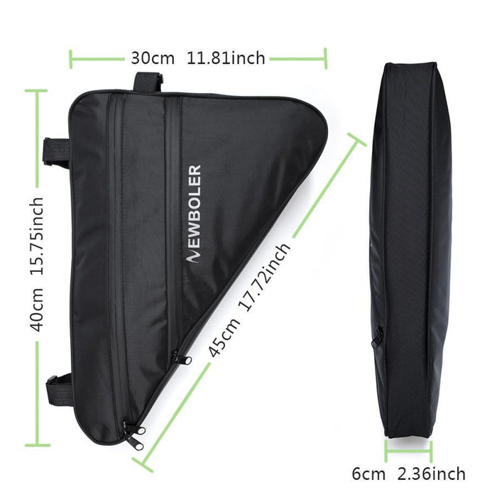 Mountain Bike Front Bag - Accessories - size chart