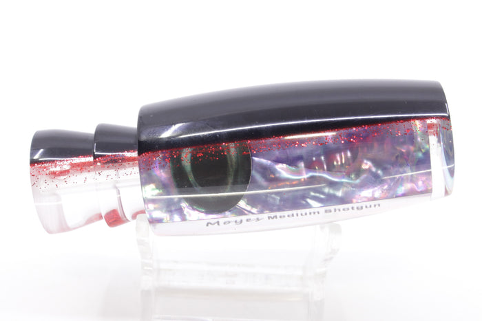 Moyes Lures Rainbow MOP Black-Red Back Medium Shotgun 10" 3.3oz