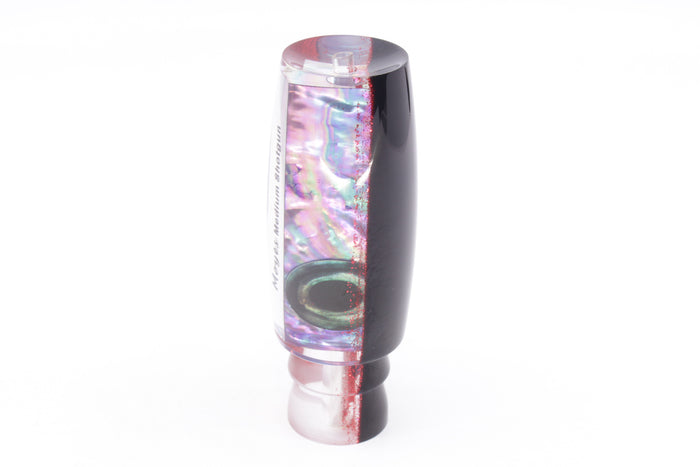 Moyes Lures Rainbow MOP Black-Red Back Medium Shotgun 10" 3.3oz