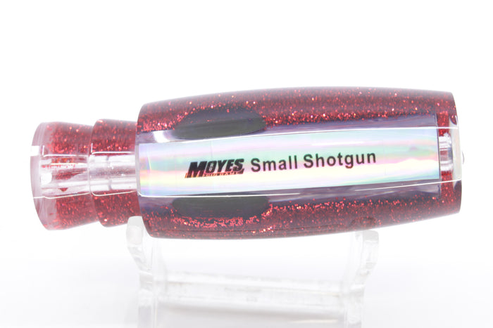 Moyes Lures Rainbow MOP Black-Red Back Taxi Eyes Small Shotgun 9" 2oz