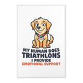 My Human Does Triathlons Transition Mat — "I Provide Emotional Support" Dog Area Rug