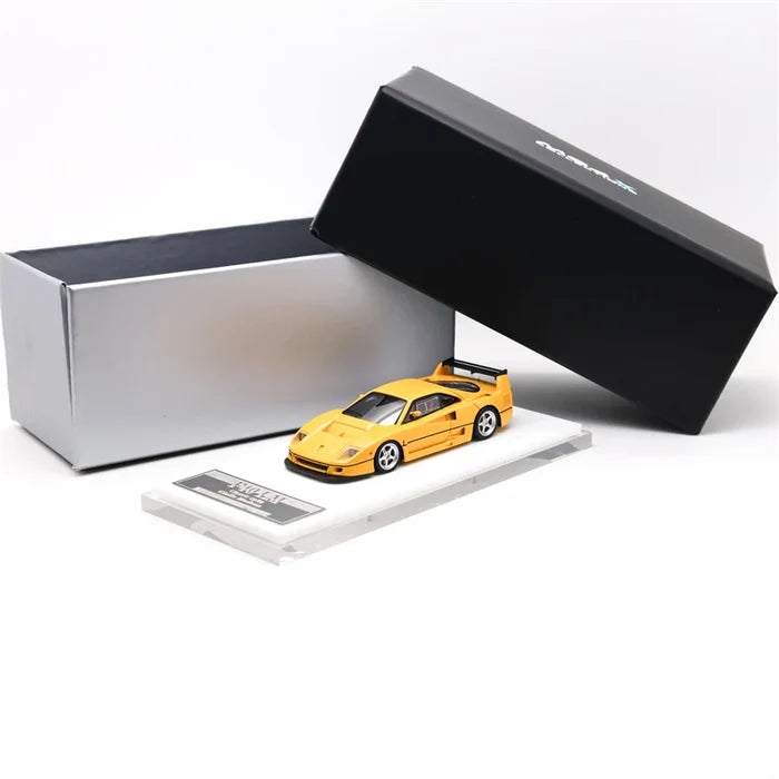 MY64 M64X 1:64 Classic F40 LM / Gas Monkey Garage HRE3 Penske Racing SPEC I BLACK Limited Resin Model Car