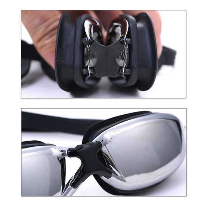 Myopia Swimming Goggles for Adults - Sports Equipment - alternate view