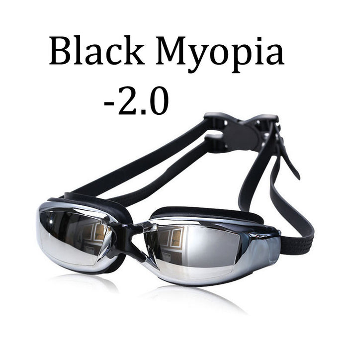 Myopia Swimming Goggles for Adults - Sports Equipment - size chart