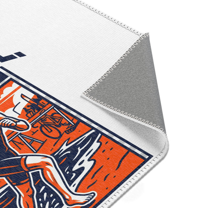 Nur die Ruhe Transition Mat — "Ich komme schon an" Triathlon Teppich | Area Rug