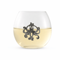 Octopus Stemless Wine Glass 1
