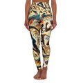 Olympic Triathlon Inspired High-Waisted Yoga Leggings - All Over Prints