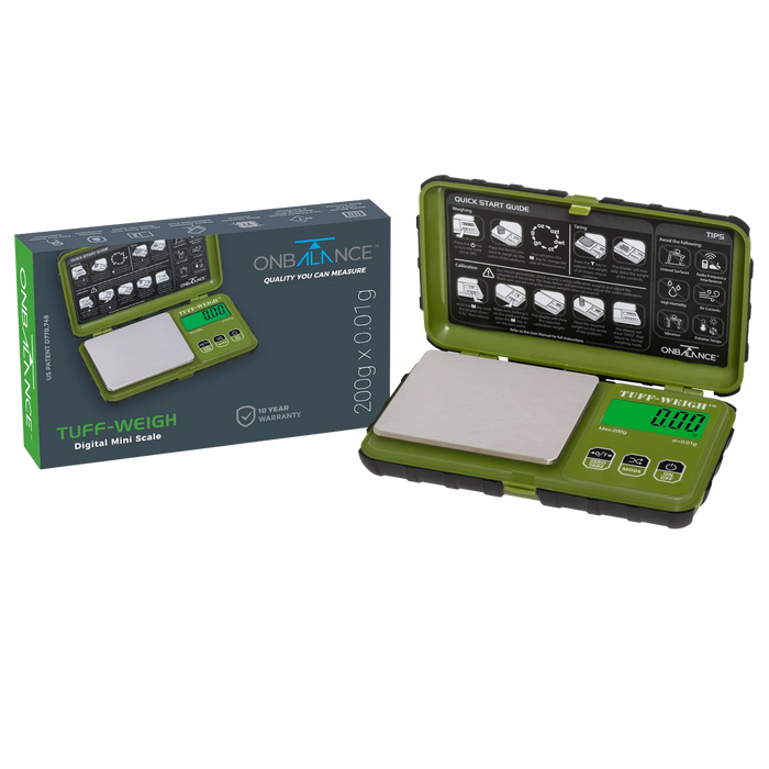 On Balance Tuff Weigh Scale TF-200GN ( 200g x 0.01g ) – GREEN