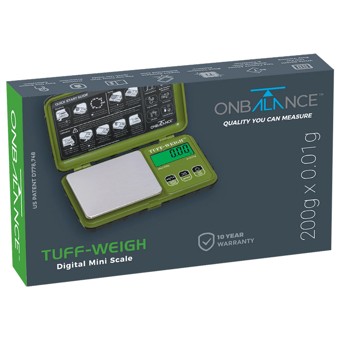 On Balance Tuff Weigh Scale TF-200GN ( 200g x 0.01g ) – GREEN