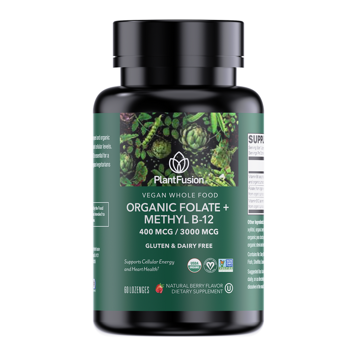 Organic Folate + Methyl B-12