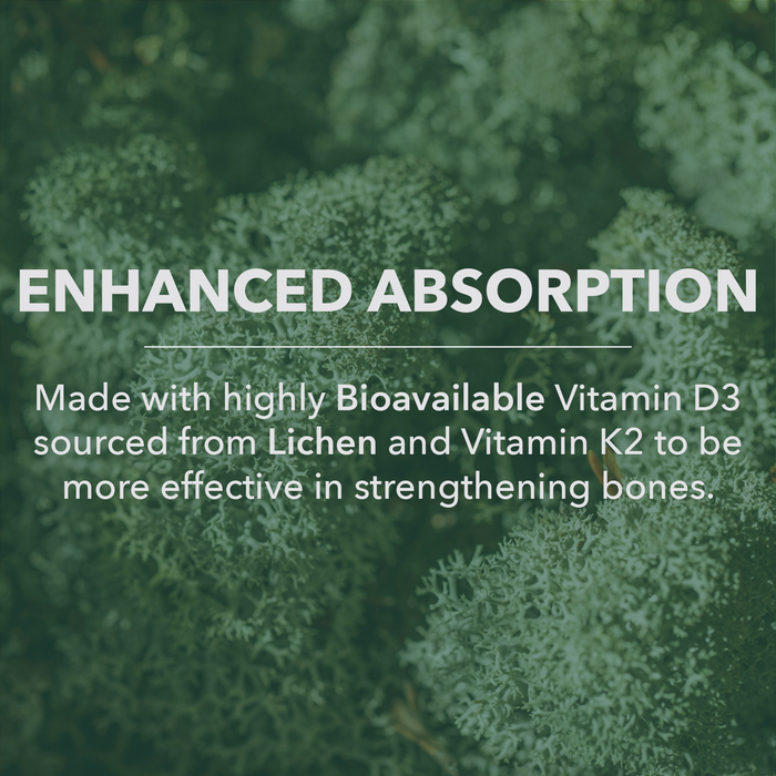 Organic Vegan Vitamin D3 + K2