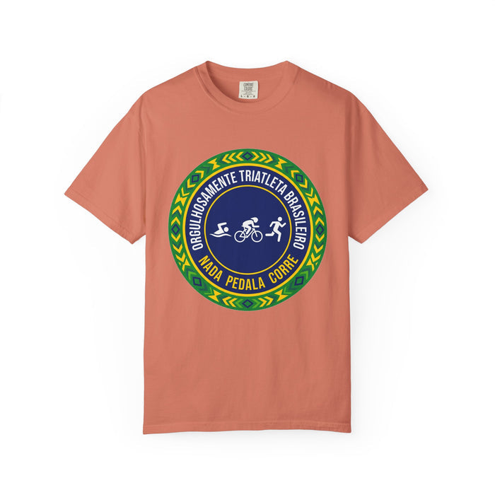 Orgulhosamente Triatleta Brasileiro Bella+Canvas Unisex Tee — Swim B