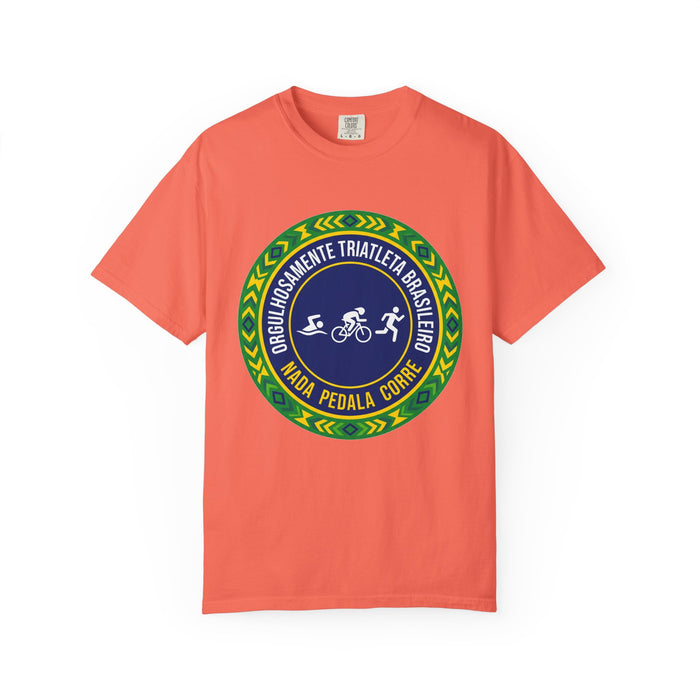 Orgulhosamente Triatleta Brasileiro Bella+Canvas Unisex Tee — Swim B