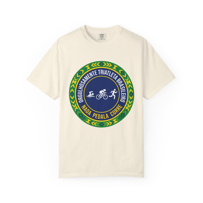 Orgulhosamente Triatleta Brasileiro Bella+Canvas Unisex Tee — Swim B