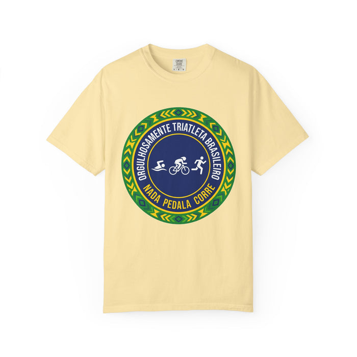 Orgulhosamente Triatleta Brasileiro Bella+Canvas Unisex Tee — Swim B