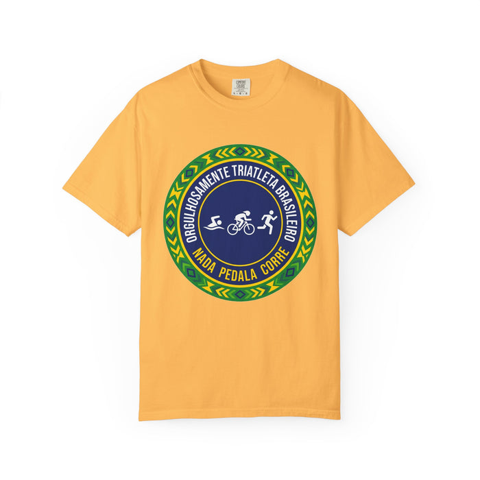 Orgulhosamente Triatleta Brasileiro Bella+Canvas Unisex Tee — Swim B